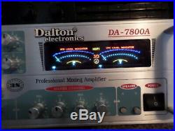 Dalton Da-7800a Pro-karaoke Digital Stereo Echo Mixing Amplifier 400w Tested