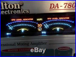 Dalton Da-7800a Pro-karaoke Digital Stereo Echo Mixing Amplifier 400w Tested