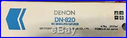 Denon DN-820 Karaoke mic mixer pre amp w pitch and echo RACK MOUNT NEW IN BOX
