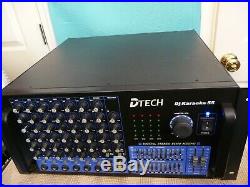 Dtech DJ Karaoke 55 karaoke mixer amplifier