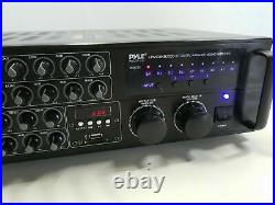 Dual Channel Pyle Mixing Amplifier 2000W Rack Mount Mixer Receiver System