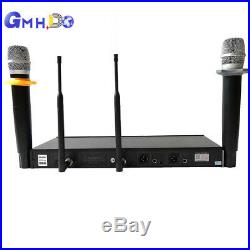 Dynamic Microphone system with 2 handheld wireless microphone
