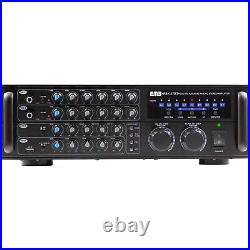 EBK37 Digital Karaoke 700W Amplifier Key Control 2 MICs ECHO Excite Bluetooth UM