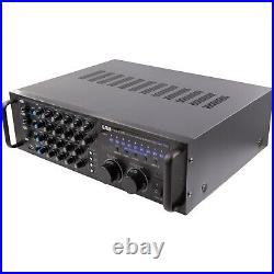 EBK37 Digital Karaoke 700W Amplifier Key Control 2 MICs ECHO Excite Bluetooth UM