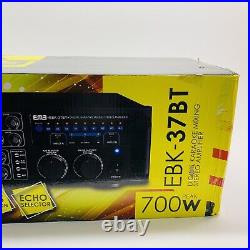 EMB 700W karaoke Mixing Amplifier Key Control 2 MICs ECHO Excite with Bluetooth