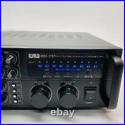 EMB 700W karaoke Mixing Amplifier Key Control 2 MICs ECHO Excite with Bluetooth