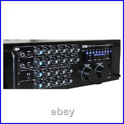 EMB EBK37-2ND Digital Karaoke 700W Amplifier Key Control 2 MICs ECHO Excite