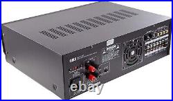 EMB EBK37BK Rack Mountable Karaoke Mixing Amplifier Black