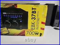 EMB EBK37BT Digital Karaoke 700W Amplifier Key Control 2 MICs ECHO Excite Bw2
