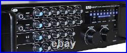 EMB Pro 700-watt Digital Rack Mountable Karaoke Mixer Stereo Amplifier EBK37B