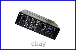 EMB Pro 700-watt Digital Rack Mountable Karaoke Mixer Stereo Amplifier EBK37B