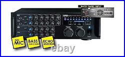 EMB Pro 700-watt Digital Rack Mountable Karaoke Mixer Stereo Amplifier EBK37B