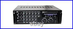 EMB Pro 700-watt Digital Rack Mountable Karaoke Mixer Stereo Amplifier EBK37B