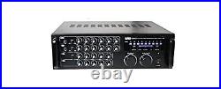 EMB Pro 700-watt Digital Rack Mountable Karaoke Mixer Stereo Amplifier EBK37B