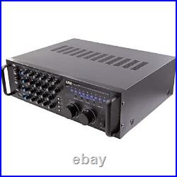 EMB Pro 700-watt Digital Rack Mountable Karaoke Mixer Stereo Amplifier EBK37B