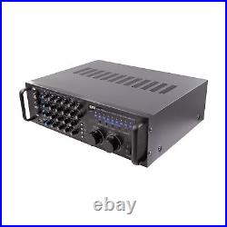 EMB Pro 700-watt Digital Rack Mountable Karaoke Mixer Stereo Amplifier EBK37B