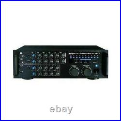 EMB Pro 700-watt Digital Rack Mountable Karaoke Mixer Stereo Amplifier EBK37B