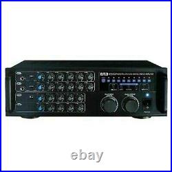 EMB Pro 700-watt Digital Rack Mountable Karaoke Mixer Stereo Amplifier EBK37B