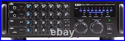 EMB Pro 700-watt Digital Rack Mountable Karaoke Mixer Stereo Amplifier EBK37BT