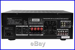 EMB Pro EBK47 1400 Watts DJ Karaoke Mixer Stereo Amplifier USB, SD, MP3, DSP- UC