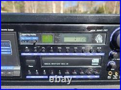 Excellent VocoPro Bravo AUX CD DVD Cassette Player Karaoke Professional System