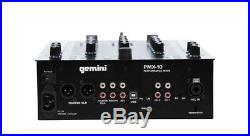 Gemini Pmx 10 Mixer Stereo Dj 2 Canali Nuovo Garanzia Ufficiale