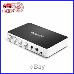 HDMI Karaoke Mixer Amplifier RAKOIT Metal Surface Portable Digital Stereo Audi