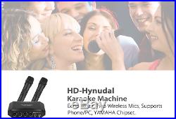 Hdmi Karaoke Mixer Dual Hd Hyundal Microphone Input Echo Effect phone PC Record