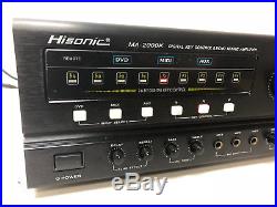 Hisonic Dual 400W Digital Key Control & Echo Karaoke Mixer Mixing Amplifier