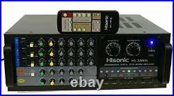 Hisonic Dual Channel MA-3800K Karaoke Mixing Amplifier 760W