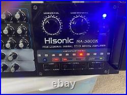 Hisonic Dual Channel MA3800K Karaoke Mixing Amplifier