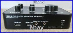 Hisonic HS223 Digital Smart Home Karaoke Sound Mixer Dual UHF Microphone