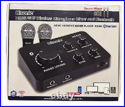 Hisonic HS223 UHF wireless Microphone Mixer and Bluetooth