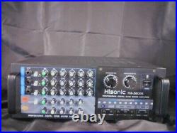 Hisonic MA-3800K 760W Dual Channel Karaoke Mixing Amplifier New Open Box