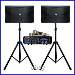 Holiday Encore Bundle 3 Mixing Amp, Speakers, Mics, and Accessories (4 items)