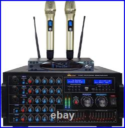 Home Karaoke Package 6000W Professional Mixing Amplifier with Optical Input/Hdmi