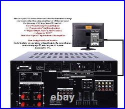 IDOLmain IP-6800 8000W Amplifier + Equalizer, Bluetooth, HDMI, Optical, Record