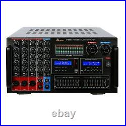 IDOLmain IP-6800 8000W Amplifier + Equalizer, Bluetooth, HDMI, Optical, Recording