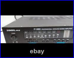 IDOLpro IP-3688 Mixing Karaoke Amplifier For Parts Or Repair Only