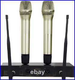 Idolmain 6000W IP-5000 Mixing Amplifier plus UHF-628 Dual Wireless Microphone Pr