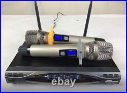 Idolmain 6000W IP-5000 Mixing Amplifier plus UHF-628 Dual Wireless Microphone Pr