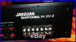 Jarguar Suhyoung Pa-203 III Stereo Mixing Amplifier 200 Watts