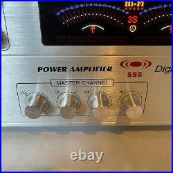 Jarguar Suhyoung Pro-9299 karaoke power amplifier Brushed Alum. Silver Faced