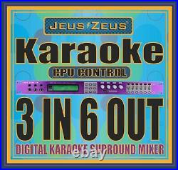 Jeus Zeus X8 1u Dsp Karaoke Digital Surround Mixer & Loudspeaker Management