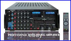 KJ/DJ Amplifier Karaoke 3000W Built HDMI-Arc, Optical, Bluetooth, USB Recording