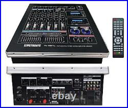 KJ/DJ Amplifier Karaoke 6000W Built HDMI-Arc, Optical, Bluetooth, USB Recording