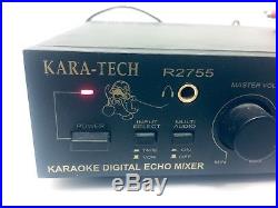 Kara Tech Model R2755 Karaoke Digital Echo Mixer