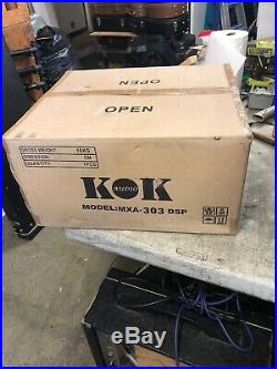 Karaoke Pro Audio DJ MIXER Mixing Amplifier KOK Audio MXA-303 DSP New in Box