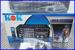 Karaoke Pro Audio DJ MIXER Mixing Amplifier KOK Audio MXA-303 DSP New in Box
