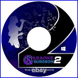 Karaoke Surgeon 2 Edit Files, Author Karaoke, Record, Convert & Remove vocals